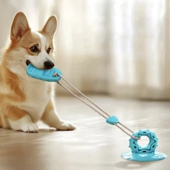 Без бренда Інтерактивна Іграшка Канат з присоскою для собак Slipper Toy (01683)