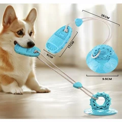 Без бренда Інтерактивна Іграшка Канат з присоскою для собак Slipper Toy (01683)