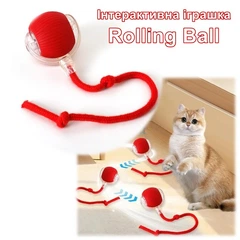 Без бренду Інтерактивна іграшка для тварин Rolling Ball Red