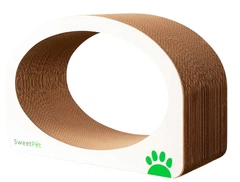 Sweet Pet Кігтеточка (дряпка) лежанка для кішок SweetPet Full moon 60х24х40 см .
