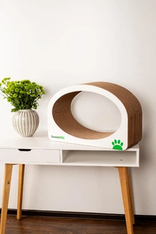 Sweet Pet Кігтеточка (дряпка) лежанка для кішок SweetPet Full moon 60х24х40 см .