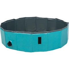 Басейн для собак Trixie із клапаном для зливу води голубий 70x12 см TX-39480