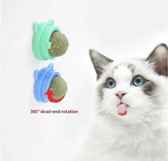 Без бренду Кулька з котячою м'ятою іграшка-лизун для котів, Зелений
