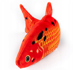 EcoToys Іграшка для котів механічна вібро риба Золота рибка 29 см