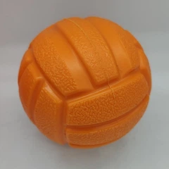 Великий волейбольний м'яч для собак зі звуком Bonny TPR Pet Teething Dog Chew Toy, L Помаранчевий