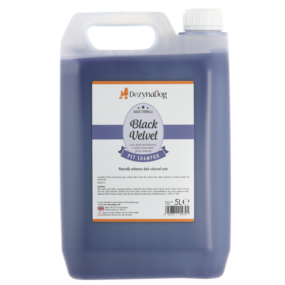 Шампунь для собак Dezynadog Black Velvet Colour Enhance 5 л