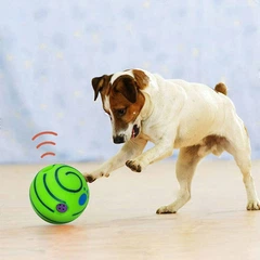 Ukc М'яч для собак хіхікаючий великий та міцний м'ячик WOOPY BALL інтерактивна іграшка 14 см зі звуком для ігор