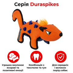 Іграшка для собак GiGwi Duraspikes Маленька мавпа, текстиль, гума, 17 см (2303)