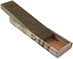 Когтеточка гофрований картон з котячою м'ятою CROCI Cardboard 48*12,5*5 см