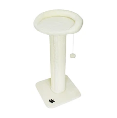 Дряпка для котів Lucky Pet "Прана Максі" сезаль (білий) - н77см, 38X38X77 см