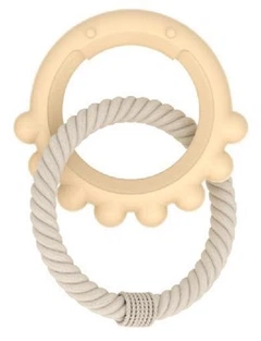 AnimAll GrizZzly Baby 0396 Іграшка Восьминіг з канатом, м'ятна, (13,5х12,8х2,6 см)
