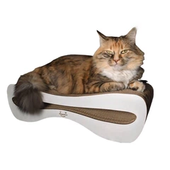 Без бренду Кігтеточка (дряпка) - лежанка для кішок DeleCat моно 51 х 25 х 14 см
