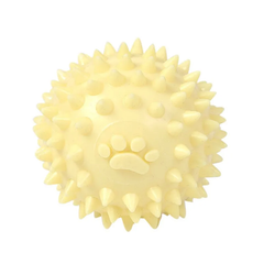 Derby Іграшка-м'яч для чищення зубів собак Spiky Dog Toy Ball, Жовтий