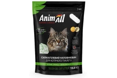 Наповнювач для котячого туалету AnimAll Зелений смарагд силікагелевий - 10.5 л (2000981037987)