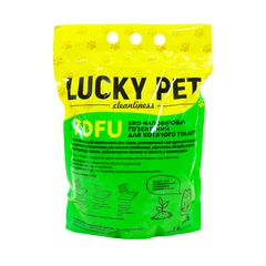 Наповнювач Lucky Pet з тофу для котячого туалету гіпоалергений, 6 л