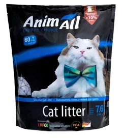 Наповнювач силікагелевий AnimAll " Блакитний аквамарин", 7.6 л.