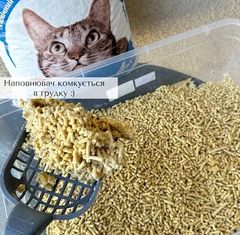 Без бренду Кукурудзяний наповнювач для котячого туалету комкується AdeleCat 4 кг