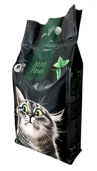 Упаковка наповнювача для котячого туалета Fun Cat Mint Paws зерновий з ароматом м'яти 5 х 5л
