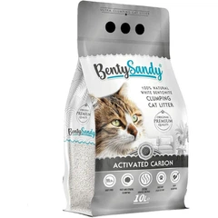 BentySandy Наповнювач бентонітовий ''Benty Sandy'' для котячого туалету - з активованим вугіллям (10 л)
