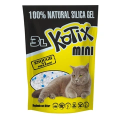 Наповнювач Kotix (Котікс) Natural Silica Gel для котячого туалету силікагелевий 3 л (арт KN7370)