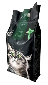 Без бренда Наповнювач для котячого туалету Fun Cat Mint Paws зерновий з ароматом м'яти 5л