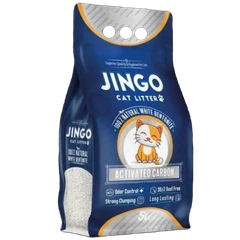 Наповнювач бентонітовий JINGO Activated Carbon - з активованим вугіллям, 5 л (8683979422107)