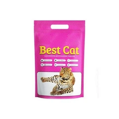 Наповнювач для котячого туалету Best Cat Pink Flower силікагелевий 3,6 л