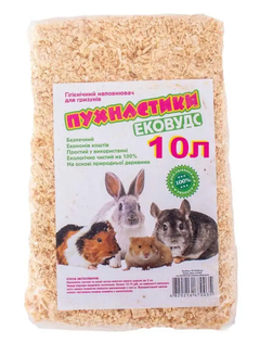 Без бренда Тирса для гризунів Пухнастики 1 кг, 10 л