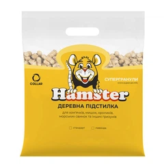 Collar Гігієнічний деревний наповнювач Супер гранули Hamster Standart, 800 г