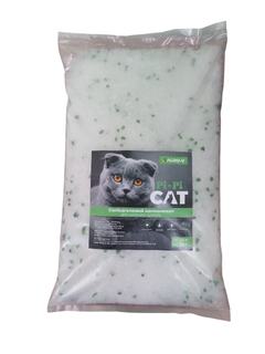 Pi Pi Cat Силікагелевий наповнювач для котячого туалету Pi-Pi Cat Алоє 3.2 кг 7.6 л