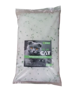 Pi Pi Cat Силікагелевий наповнювач для котячого туалету Pi-Pi Cat Алоє 3.2 кг 7.6 л