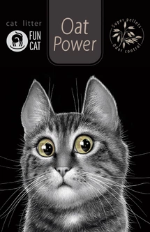 Наповнювач для котячого туалету Fun Cat Oat Power, вівсяний, проти запаху, 5л