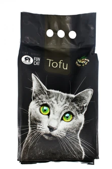 Fun Cat Наповнювач для котячого туалету FunCat TOFU з ароматом зеленого чаю, 5х5л