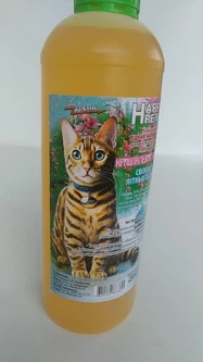 Happy Pets Рідкий наповнювач 1л кришталевий аромат свіжості літнього дощу жовтий