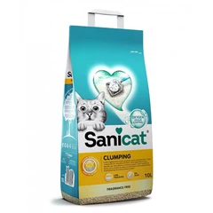 Наповнювач для котячого туалету комкуючий Sanicat Clumping Fragrance Free 8 л - 6,5 кг