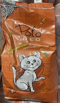 Polo Neo Глиняний наповнювач для туалету без аромату Роlоnео дрібний, 5кг
