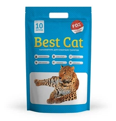 Наповнювач для котячого туалету Best Cat Blue силікагелевий вбирний 4 кг, 10 л SGL008