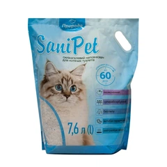 Наповнювач для туалету кошеня Природа Sani Pet 7,6 л - силікагелевий