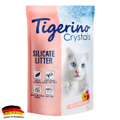 Наповнювач для котячого туалету Tigerino Crystals Flower Power Силікагелевий поглинаючий 2,1 кг (5 л) (241264FP)