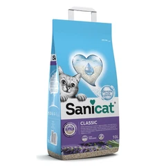 Наповнювач для котячого туалету поглинаючий Лаванда Sanicat Classic Lavender 8 л - 5,6 кг