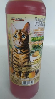 Happy Pets Рідкий Наповнювач 1Л сонячний аромат цитрусової бадьорості помаранчевий
