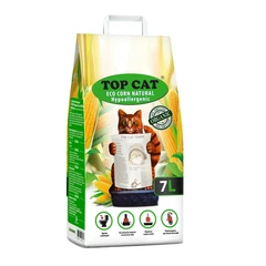 Top Cat Кукурудзяний наповнювач для котів EcoCornLitter, 7 кг