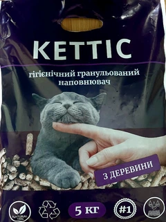 Kettic Наповнювач для котячого туалету КЕТТІС 5 кг