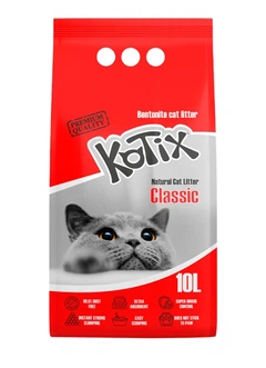 Наповнювач для котячого туалету KOTIX Бентонітовий без запаху 10 л