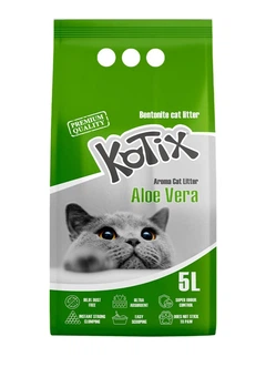 Наповнювач для котячого туалету KOTIX Бентонітовий з ароматом алое вера 5 л