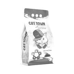 Наповнювач бентонітовий Cat Town Активоване вугілля, 10 л