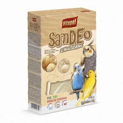 Пісок Vitapol Piasek Sand with Oyster-shell для птахів, з черепашками, 1.5 кг