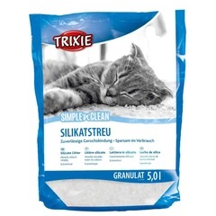 Наповнювач для котячого туалету Trixie Simple and Clean силікагелевий гранули 5 л