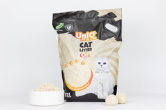 Біорозкладний наповнювач для котячих туалетів UNIQ PETS CAT LITTER TOFU natural, 5 кг