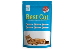 Наповнювач для котячих туалетів Best Cat Blue силікагелевий 3,6 л Fox